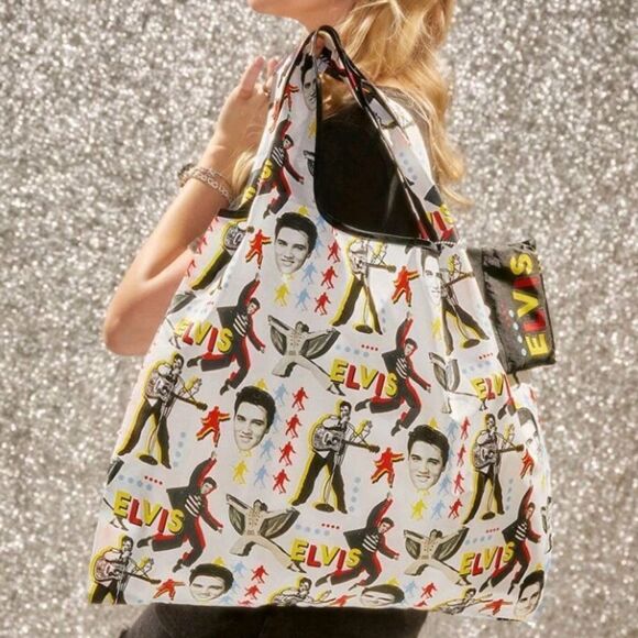 Elvis Shopping Tote Bag Rock & Roll - Picture 7 of 7